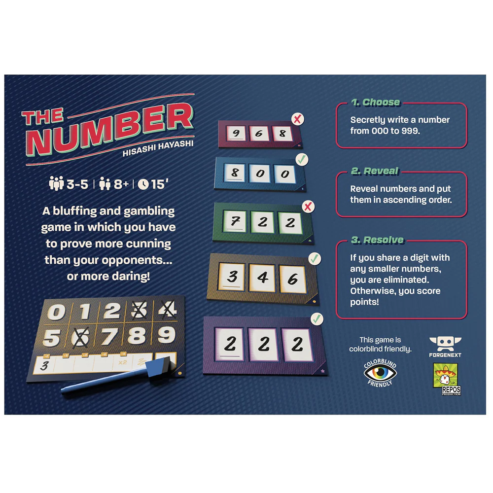 Asmodee The Number Game - Image 8