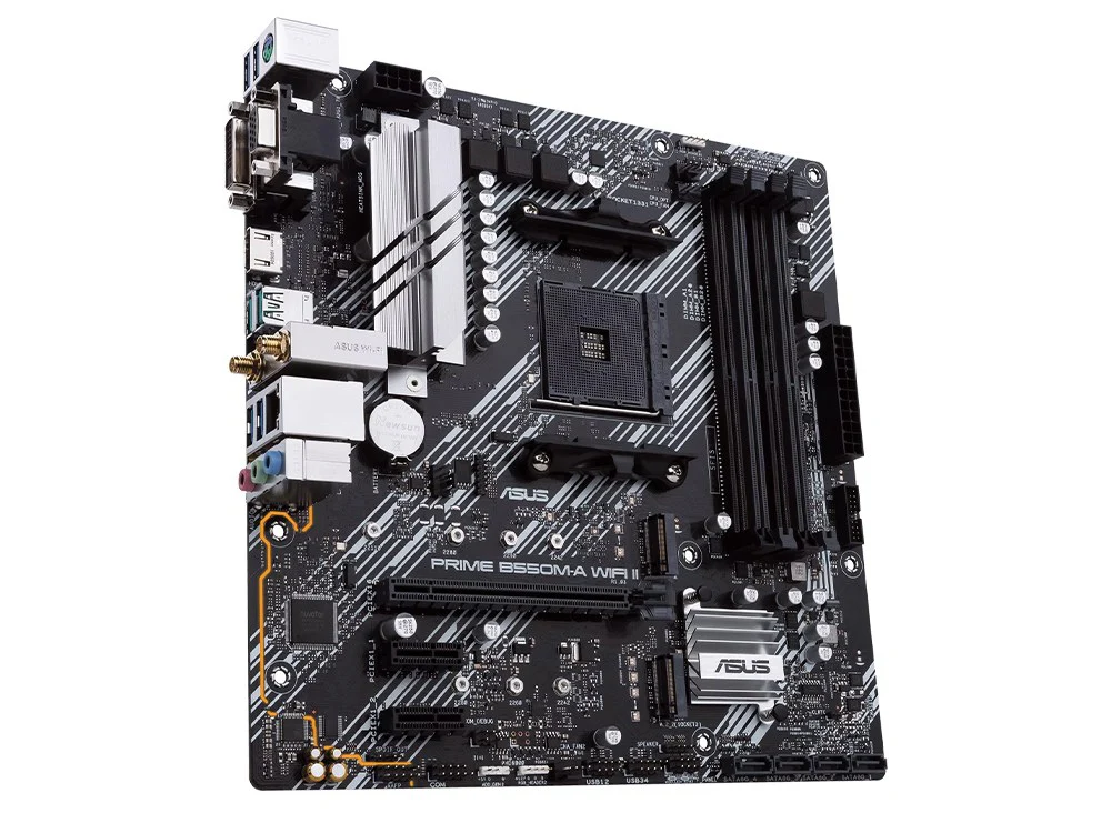 Asus Prime B550M-A WiFi II mATX AM4 Motherboard (PRIME B550M-A WIFI II) - Image 4
