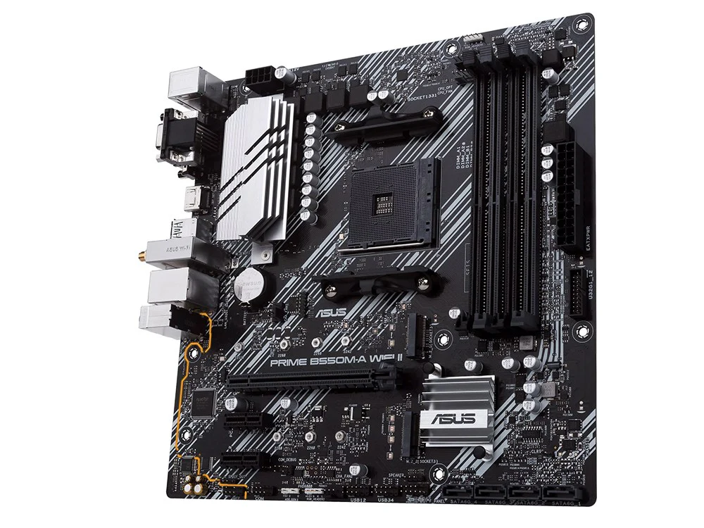 Asus Prime B550M-A WiFi II mATX AM4 Motherboard (PRIME B550M-A WIFI II) - Image 5