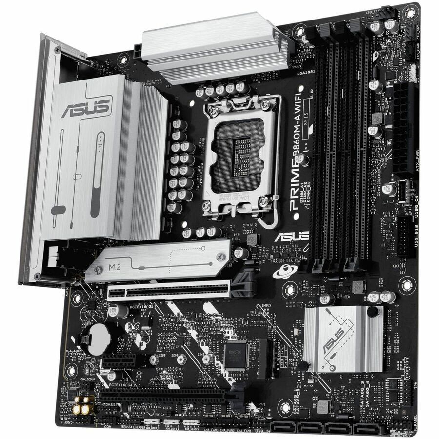 Asus Prime B860M-A WIFI-CSM Desktop Motherboard - Intel B860 Chipset - Image 3