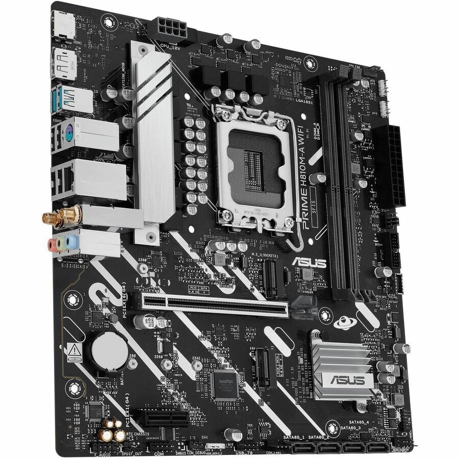 Asus Prime H810M-A WIFI-CSM Desktop Motherboard - Intel H810 Chipset - Image 2