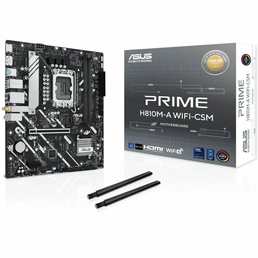 Asus Prime H810M-A WIFI-CSM Desktop Motherboard - Intel H810 Chipset - Image 5