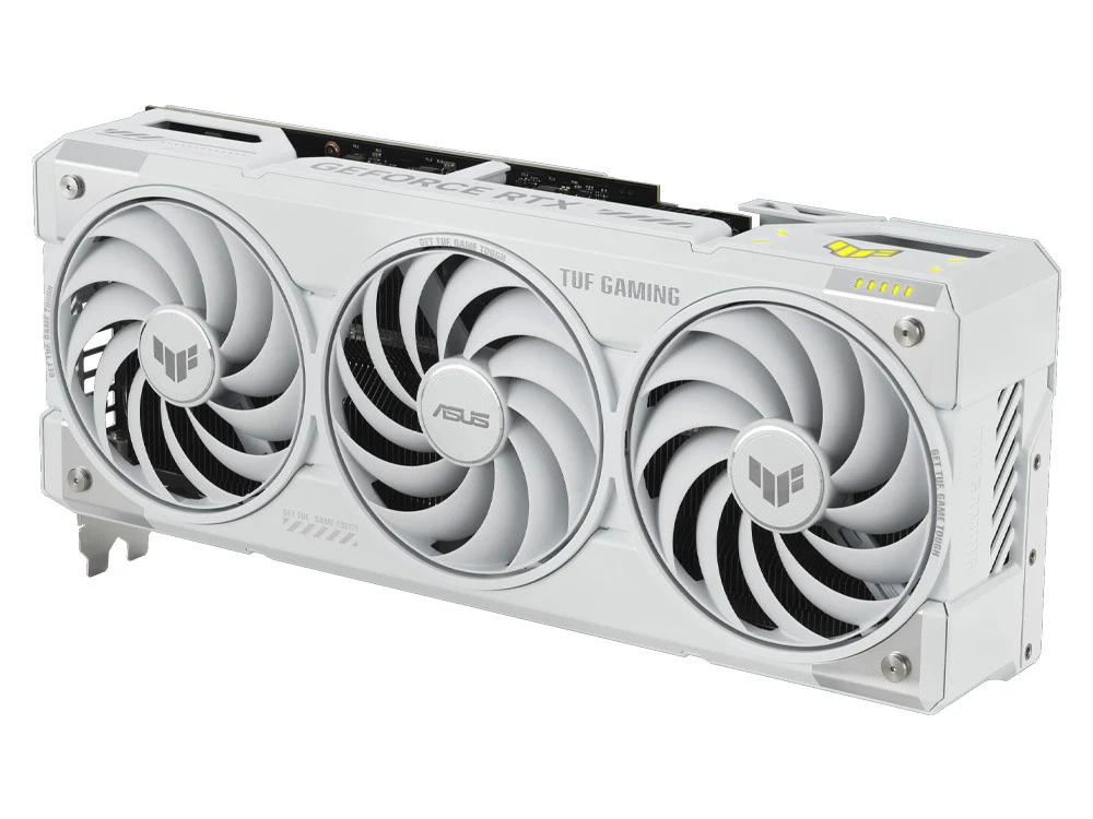 Asus TUF Gaming GeForce RTX 5070 Ti OC 16G Graphics Card (White) - Image 2