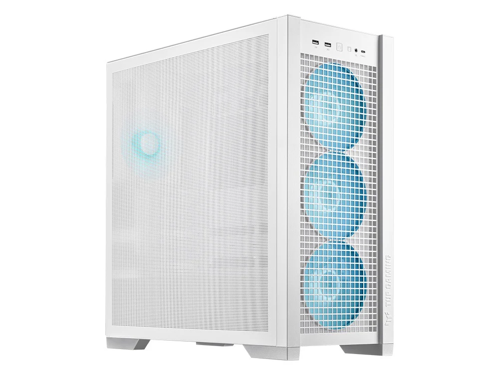 ASUS TUF Gaming GT302 ARGB Mid-Tower ATX Case - White - Image 3