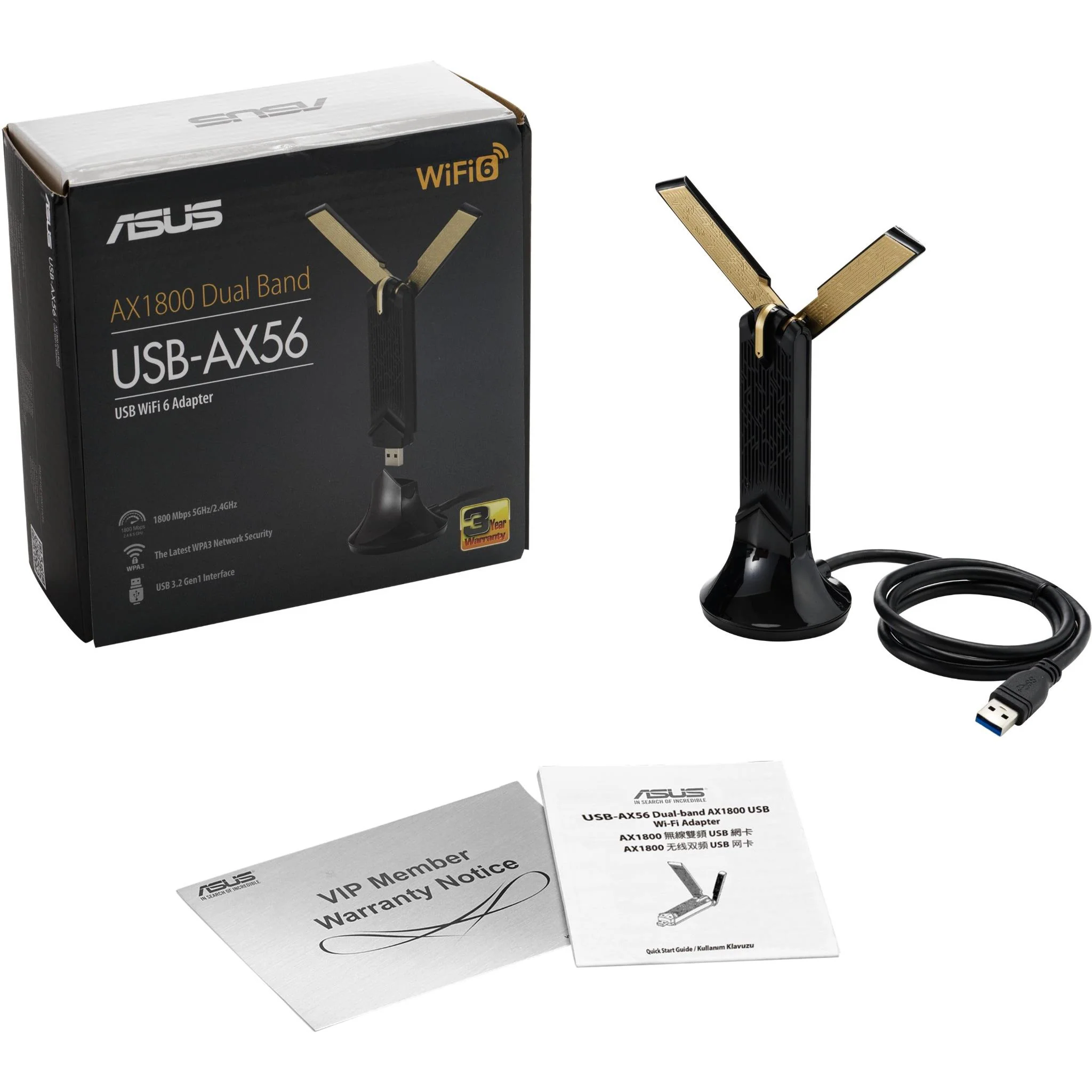 ASUS USB-AX56 AX1800 Wi-Fi 6 USB Adapter - Image 6