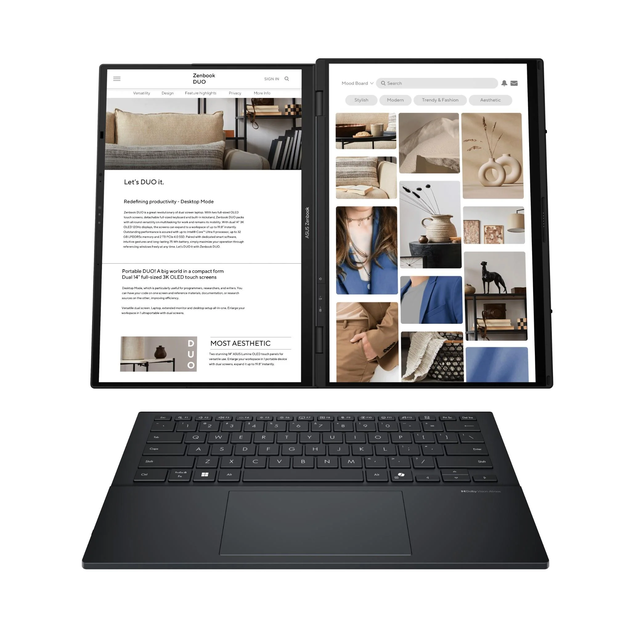 Asus Zenbook Duo EVO 14" 3K OLED AI PC Laptop (1TB)[Intel Core Ultra 9-285H] - Image 5