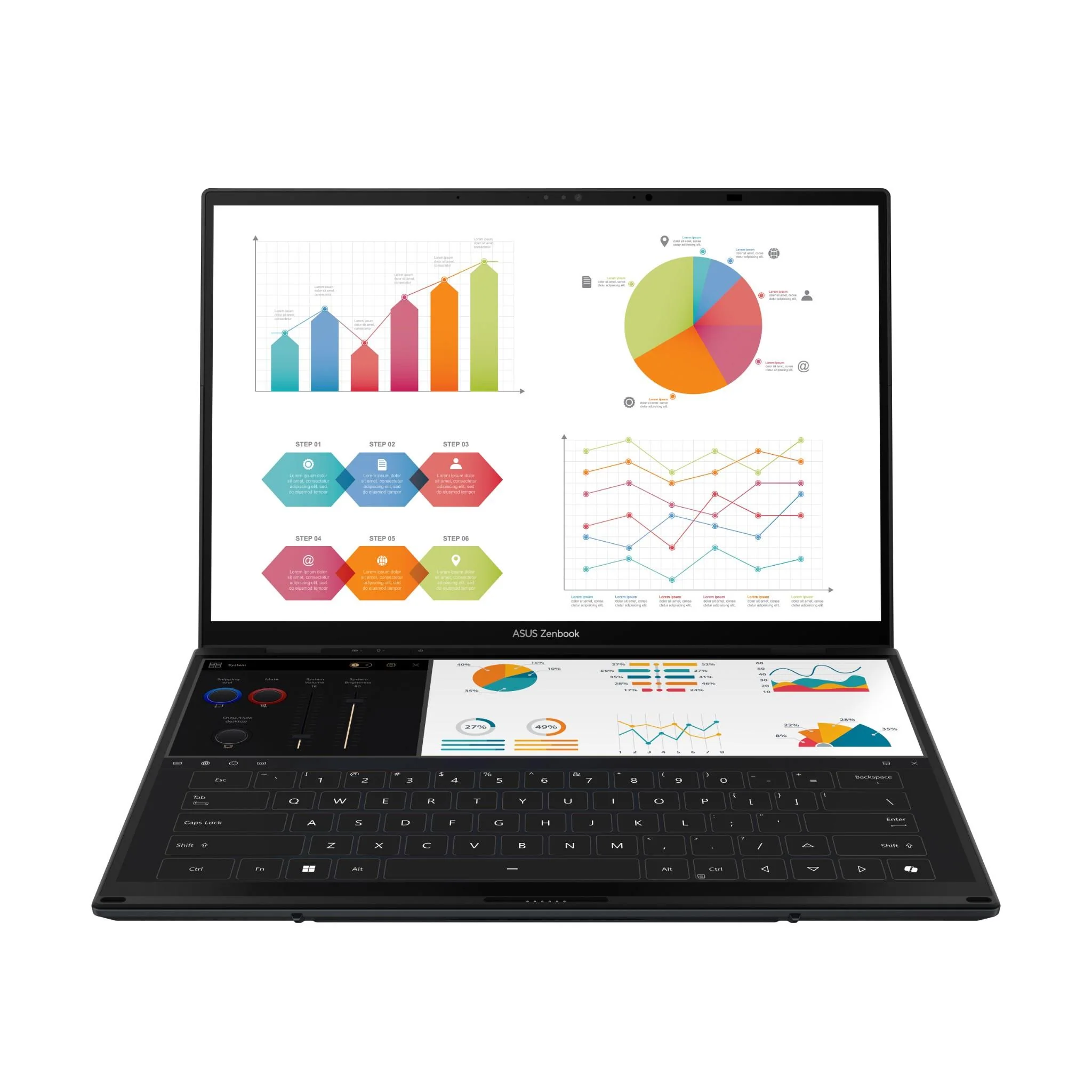 Asus Zenbook Duo EVO 14" 3K OLED AI PC Laptop (1TB)[Intel Core Ultra 9-285H] - Image 6