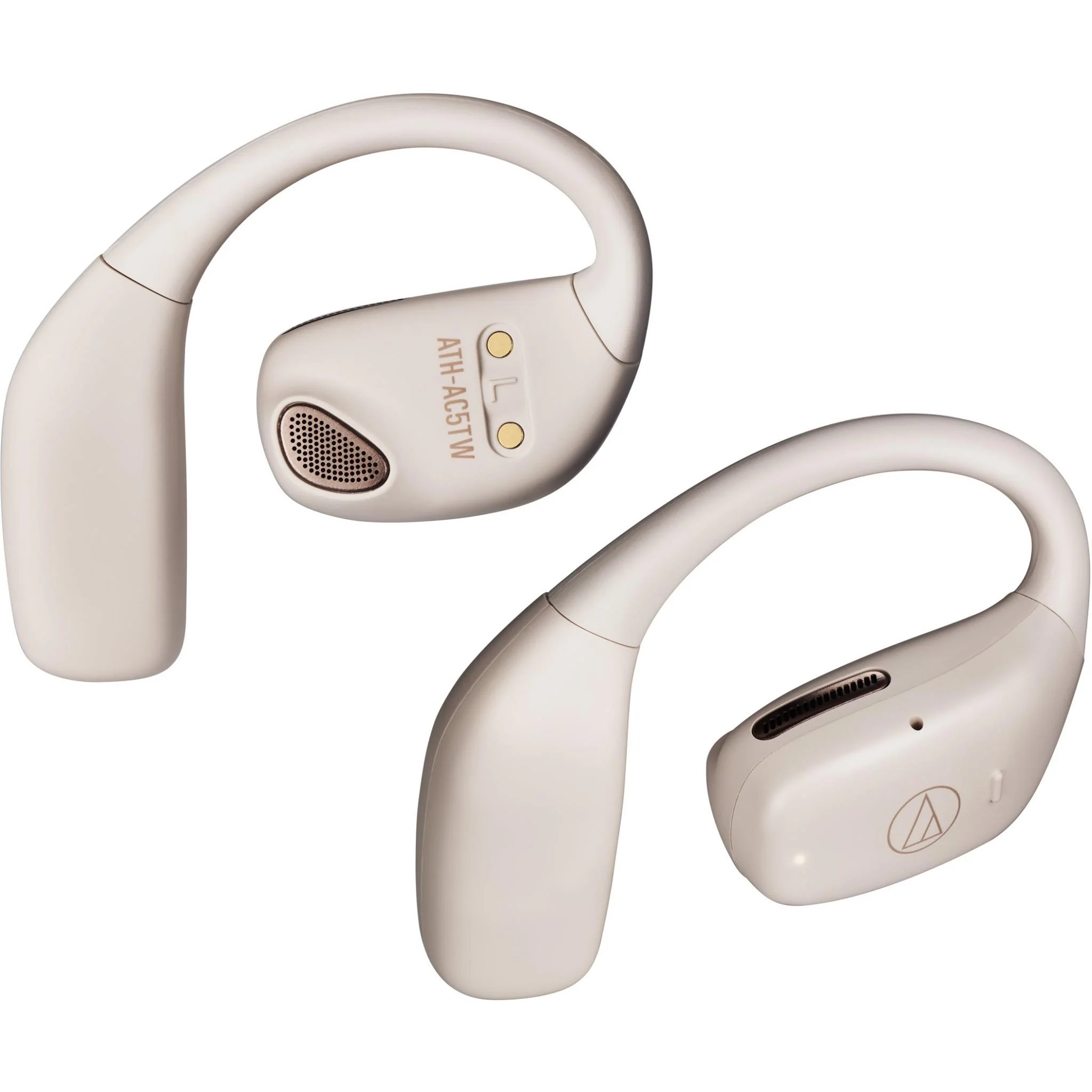 Audio Technica AC5-TW True Wirless Open-Ear Headphones (White) - Image 2