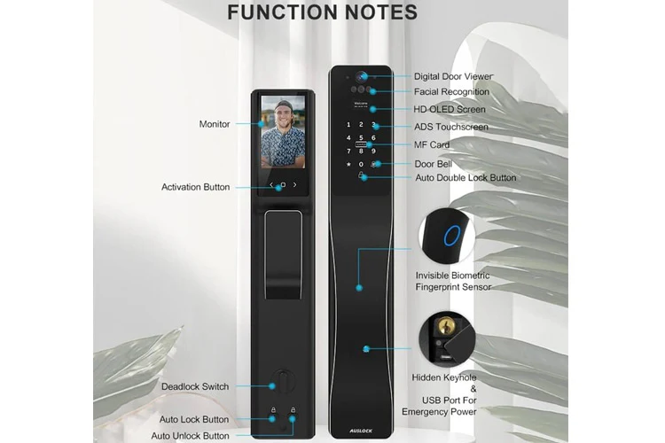 Auslock A519 Smart Push / Pull (Space Alloy Black) - Image 4