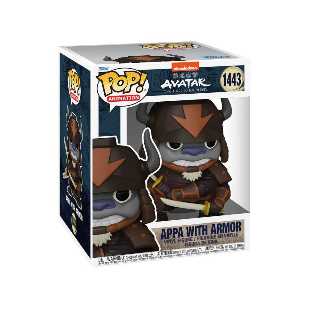 Avatar The Last Airbender Appa with Armour Pop Collectible Vinyl Figurine 6" - Image 2