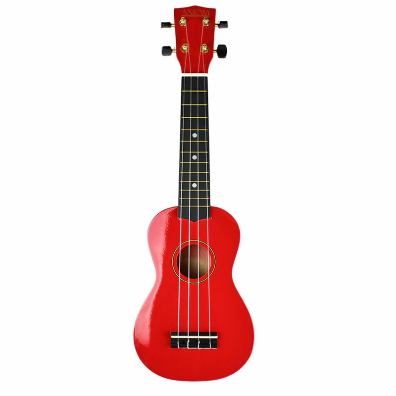AXIOM Spectrum Soprano Ukulele with carry Bag (Red) - Image 3