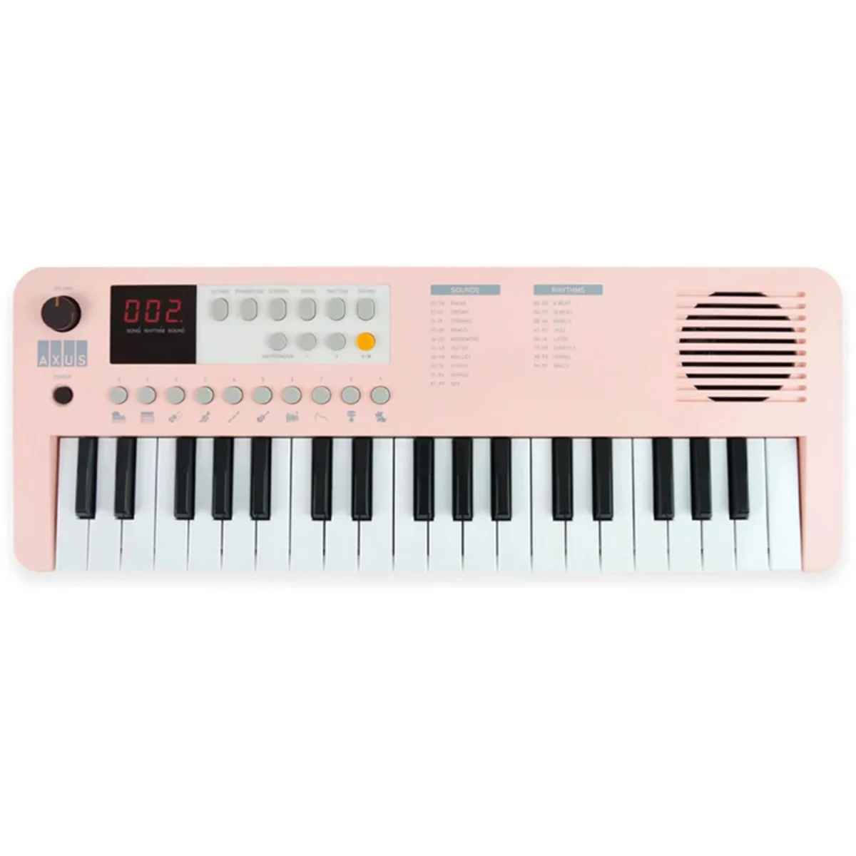 Axus Mini Keyboard 37 Key Keyboard (Pink)