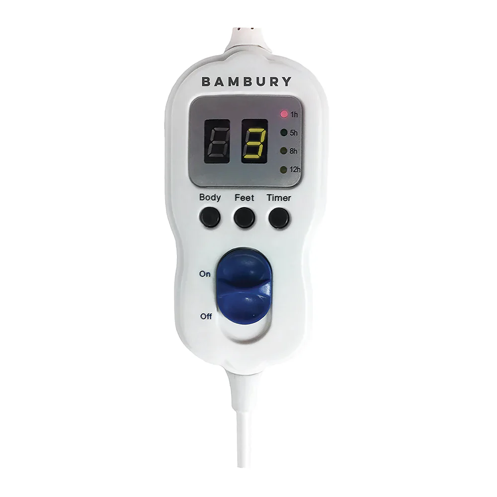 Bambury Super King Premium Electric Blanket - White - Image 3