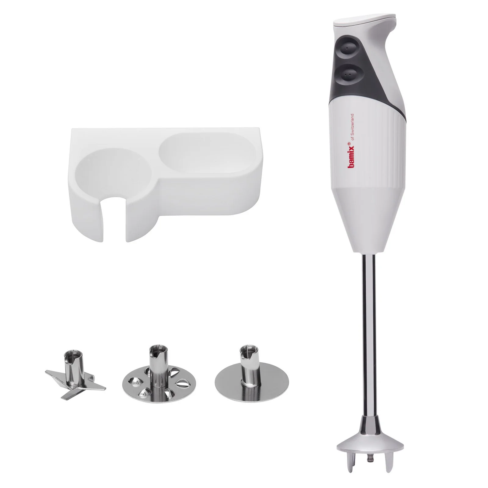 Bamix 200w Stainless Steel Gastro Immersion Handheld Blender (Light Grey) - Image 2