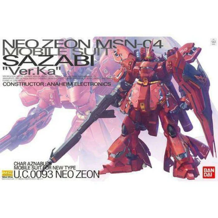 Bandai Mg 1/100 Msn-04 Sazabi Ver.ka - Image 2