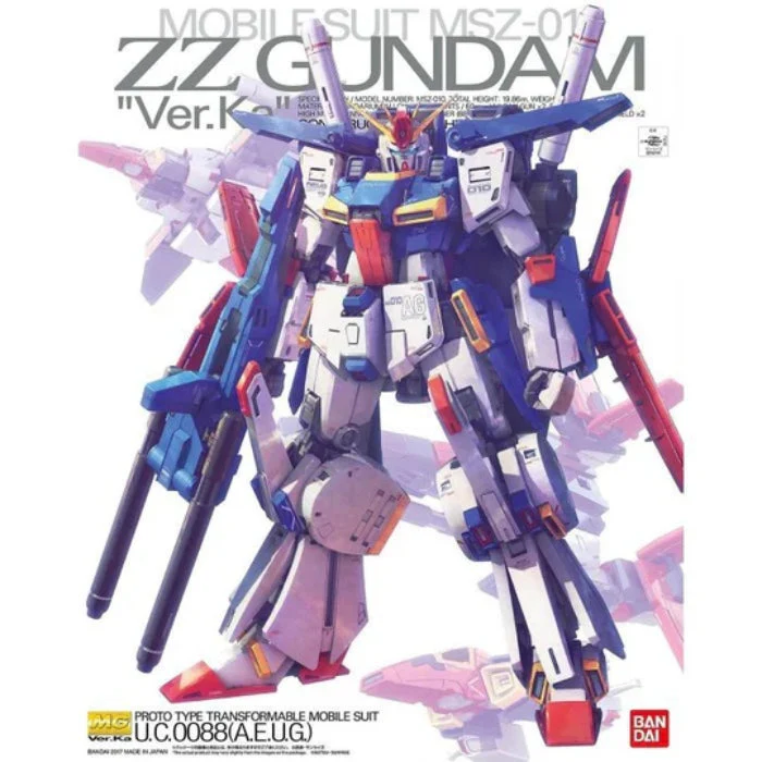 Bandai Mg 1/100 Zz Gundam Ver.ka - Image 2