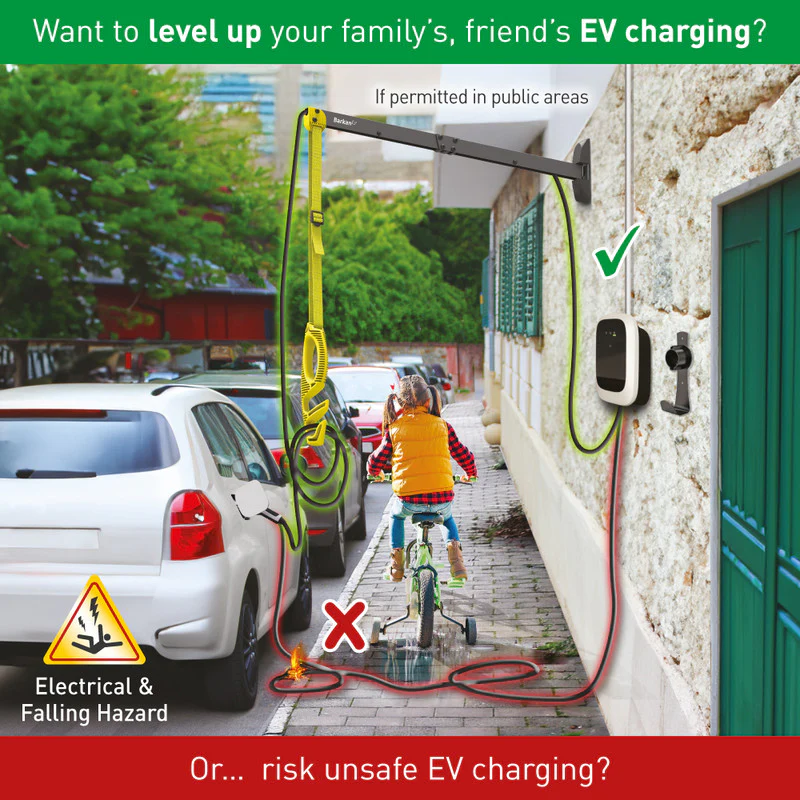 Barkan EV80WN 80cm Protective EV Charging Cable Wall Arm - Image 7