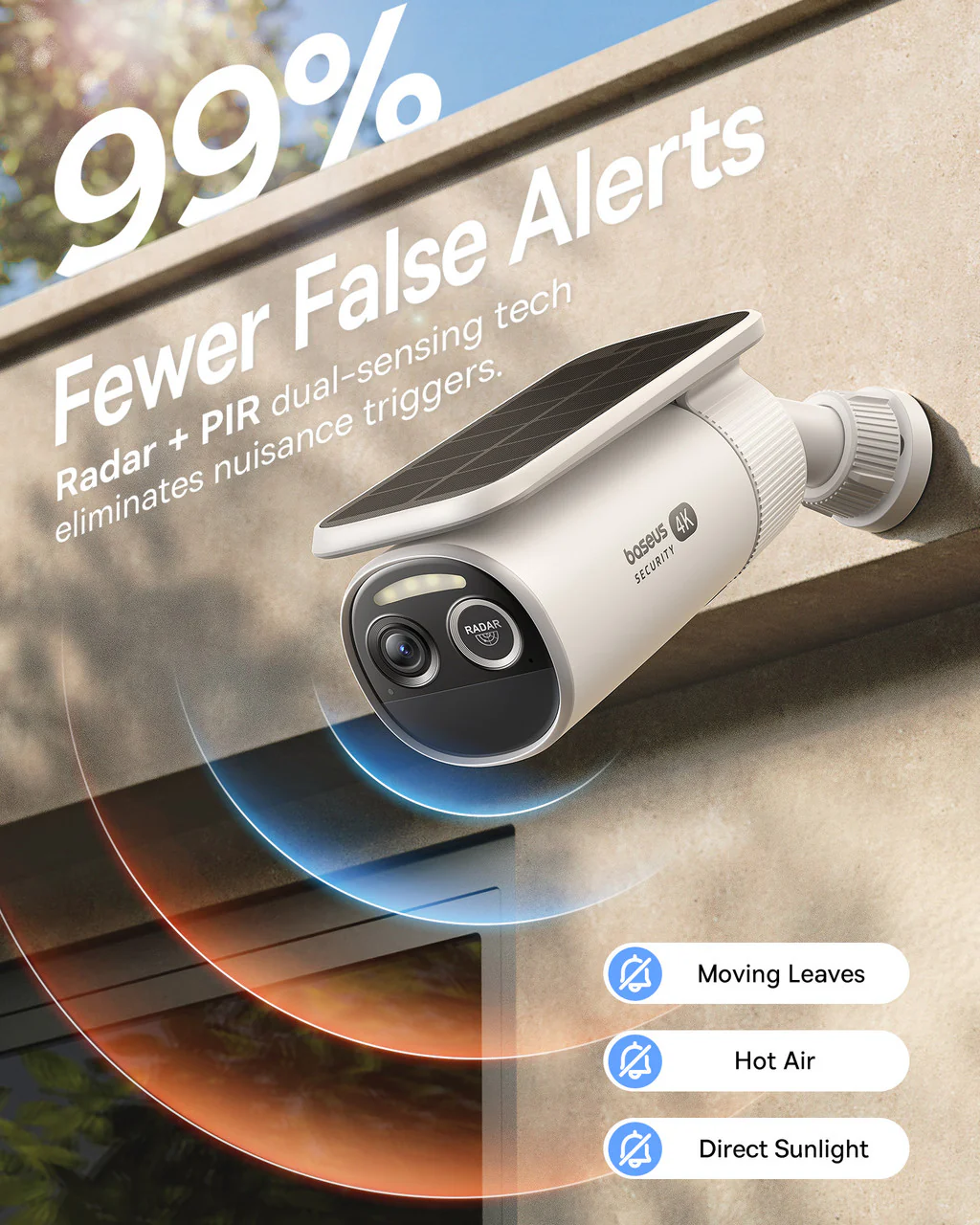 Baseus S2 4K Outdoor Security Camera with Solar Charging IP67 - Image 8