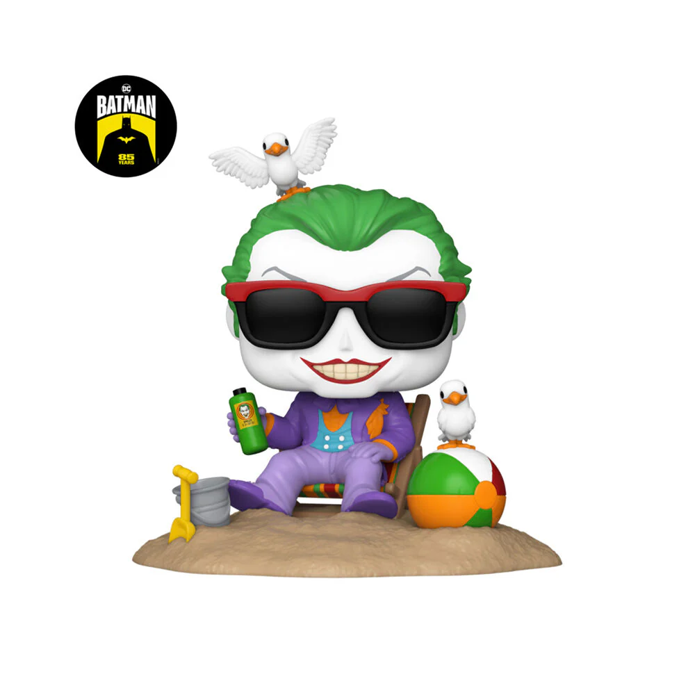 Batman 85th Anniversary 4.6'' Joker on the Beach 1989 Pop Deluxe Figure Toy - Image 2