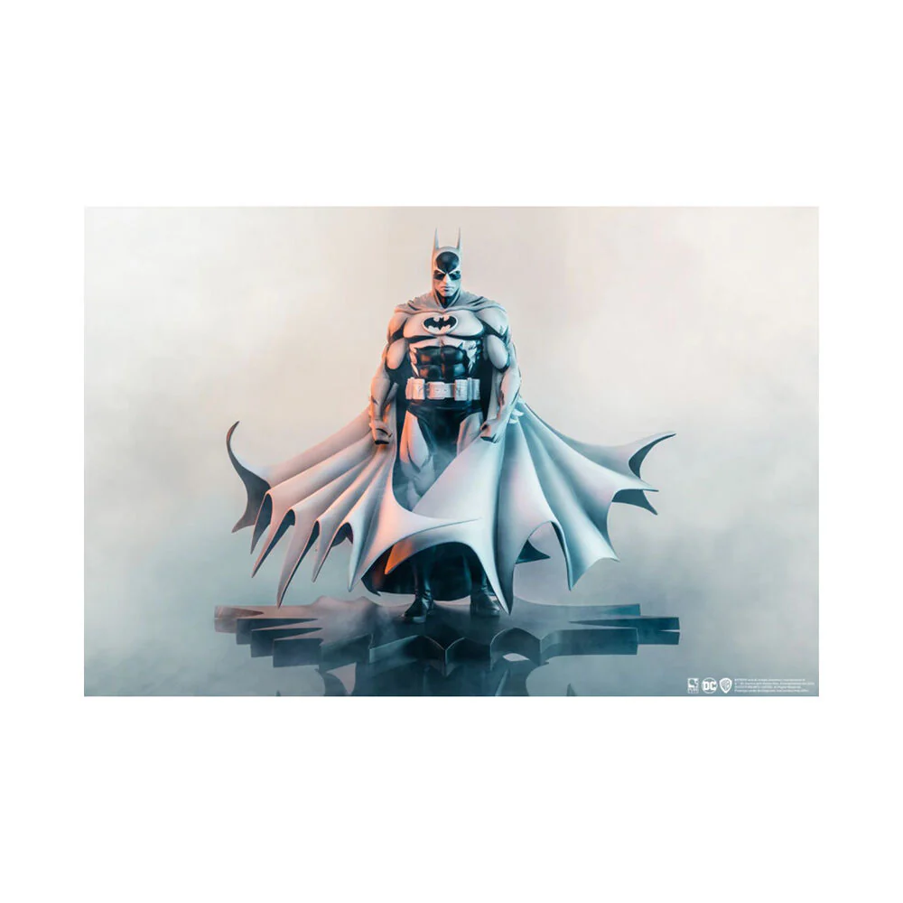 Batman Neil Adams Black & White PVC 1:8 Scale Statue 11" - Image 2