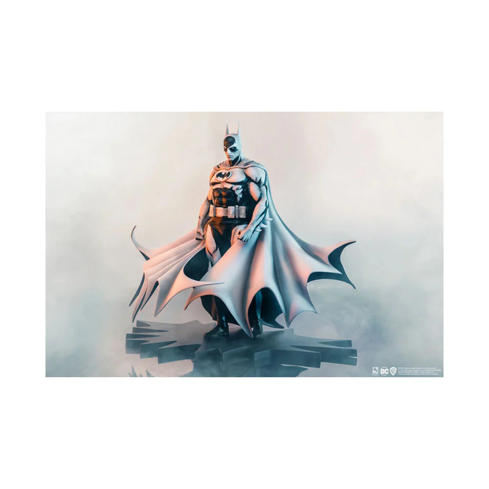 Batman Neil Adams Black & White PVC 1:8 Scale Statue 11" - Image 3