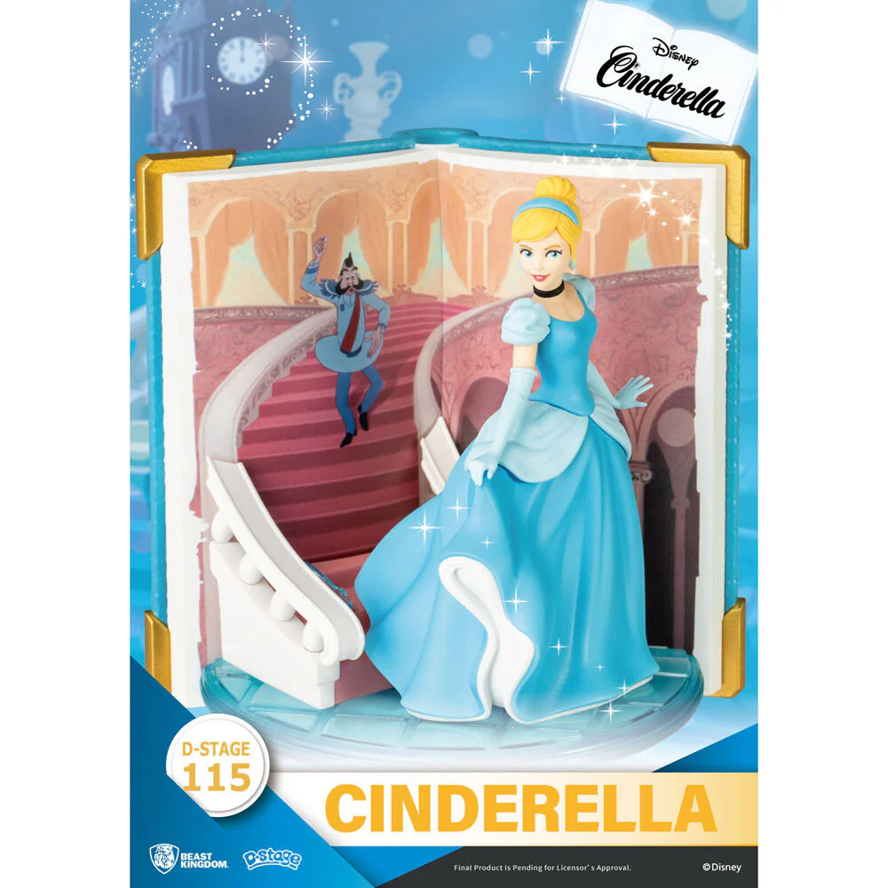 Beast Kingdom D Stage Disney Story Book Series Cinderella 13.5cm Figurine - Image 5