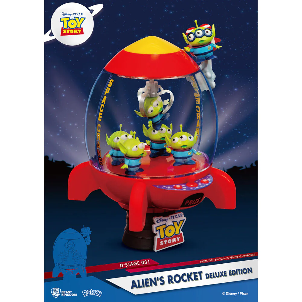 Beast Kingdom D Stage Toy Story Aliens Rocket Deluxe Edition 15cm Figurine - Image 2