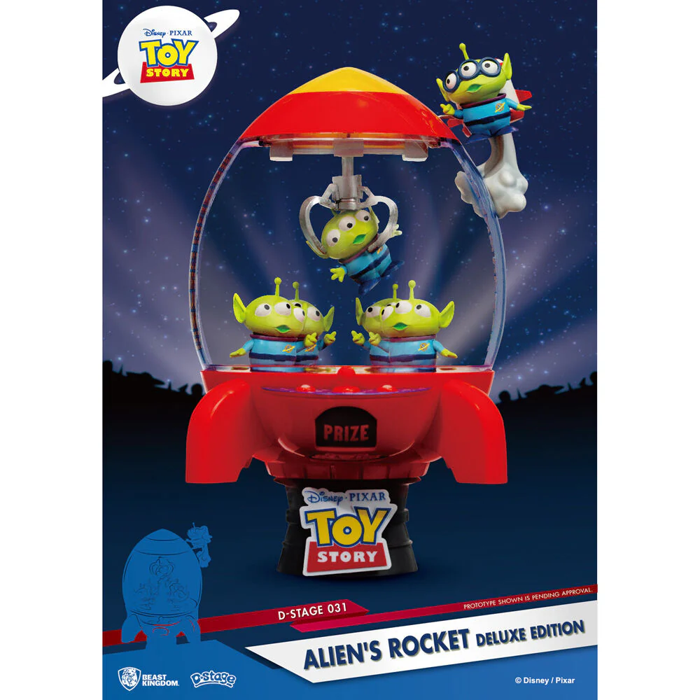Beast Kingdom D Stage Toy Story Aliens Rocket Deluxe Edition 15cm Figurine - Image 3