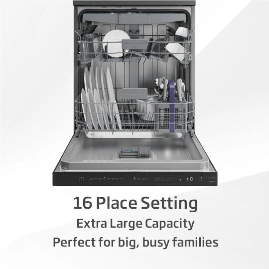 Beko BDF1640AX 16-Place Setting Freestanding Dishwasher (Stainless Steel) - Image 5