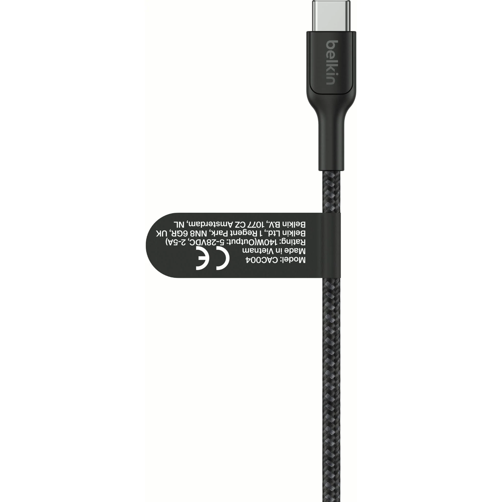 Belkin BoostCharge Pro 140W Dual USB-C to C Cable 1.5m (Black) - Image 4