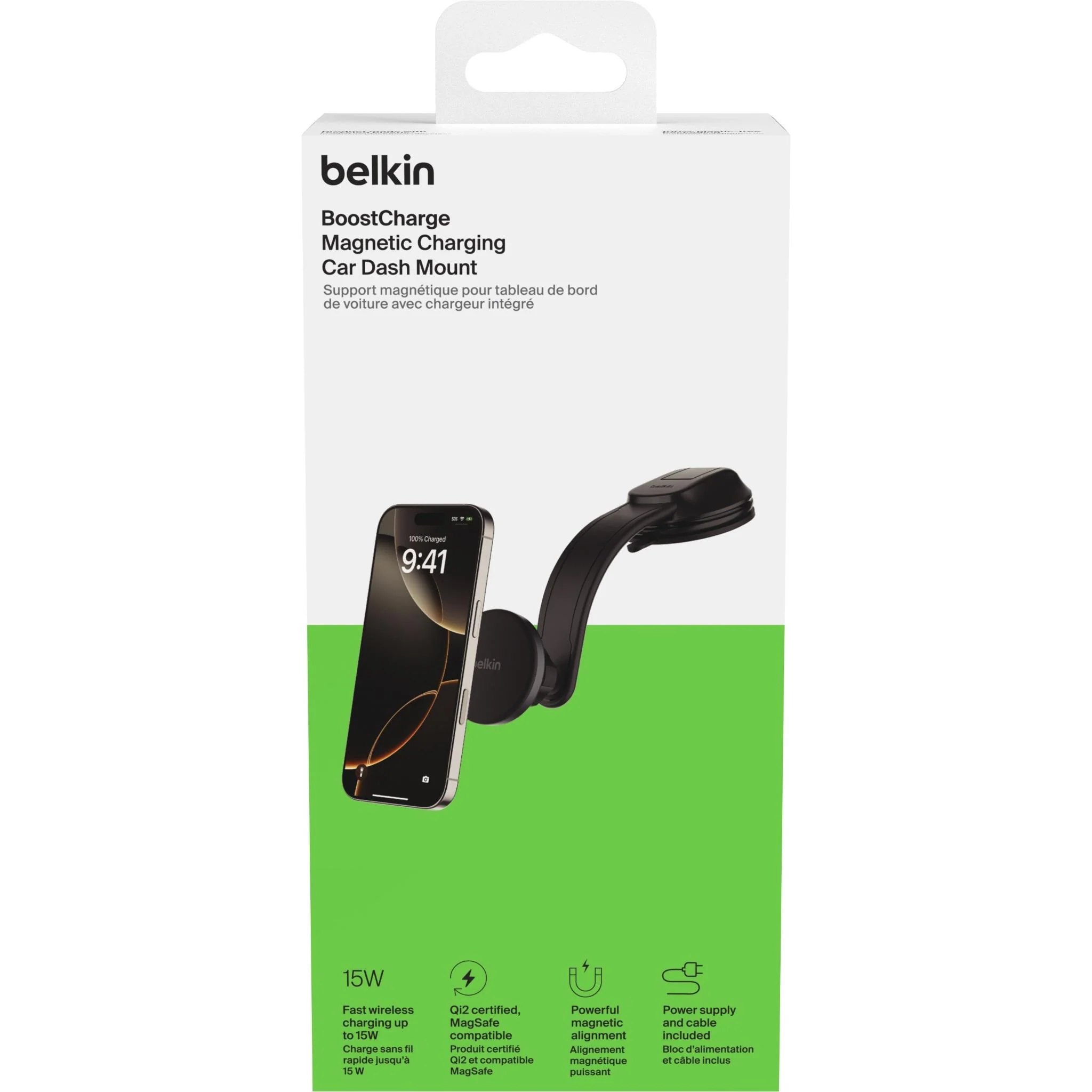Belkin Qi2 15W Wireless In-Car Dash Mount Charger - Image 10