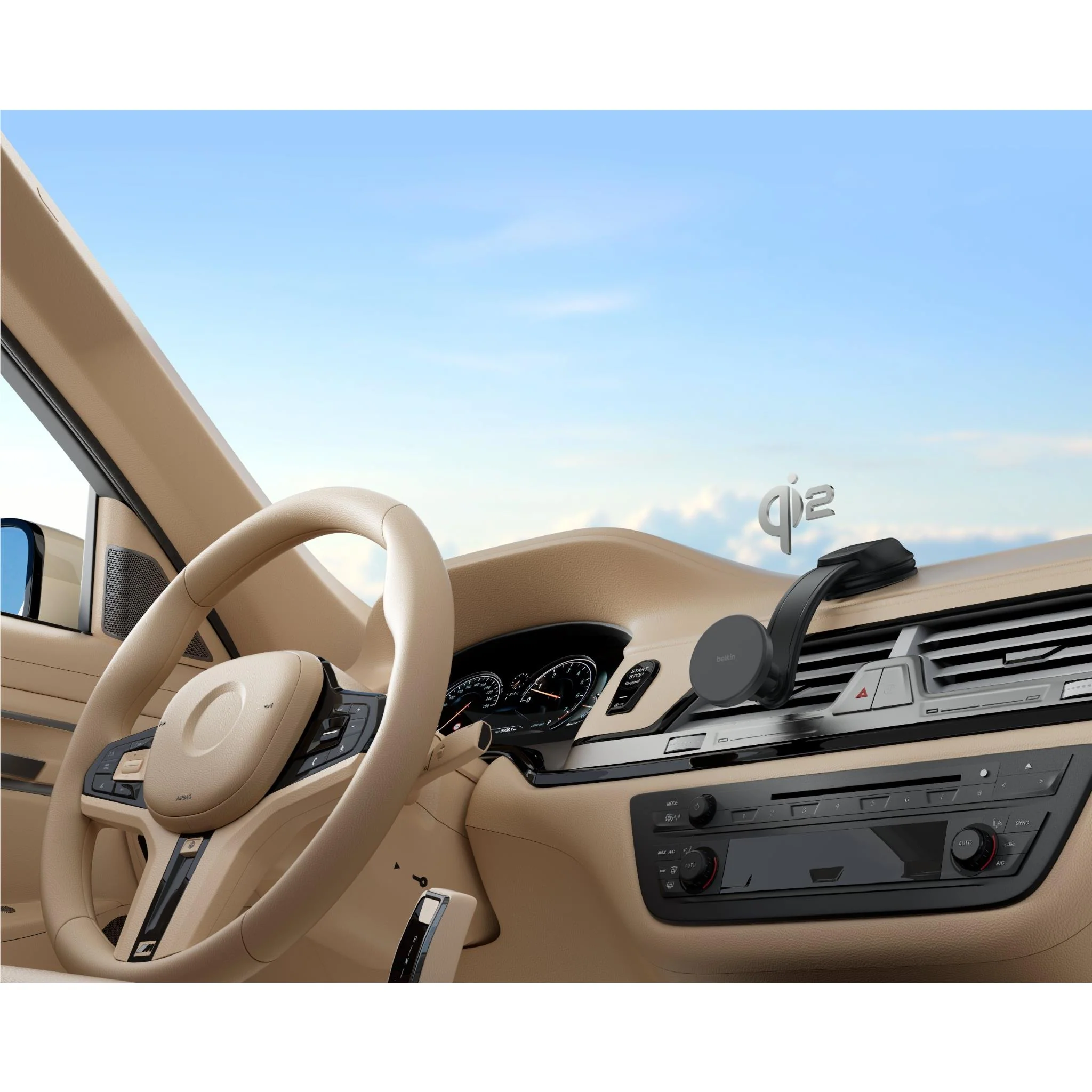 Belkin Qi2 15W Wireless In-Car Dash Mount Charger - Image 9