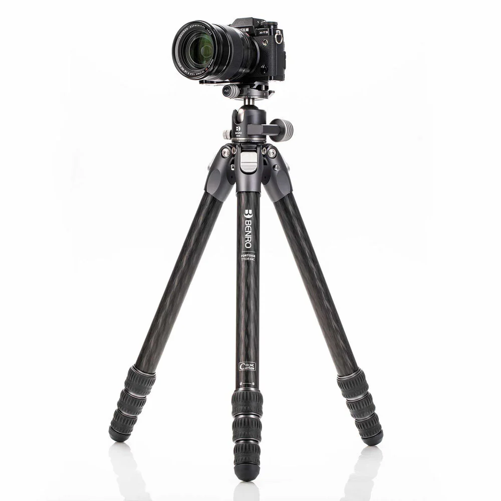 Benro Tortoise 34C Carbon Fibre 4 Section Photo Tripod GX35 Ball Head - Image 3