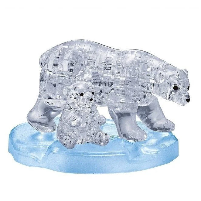 Bepuzzled 3D Crystal Puzzle: 2 Polar Bears