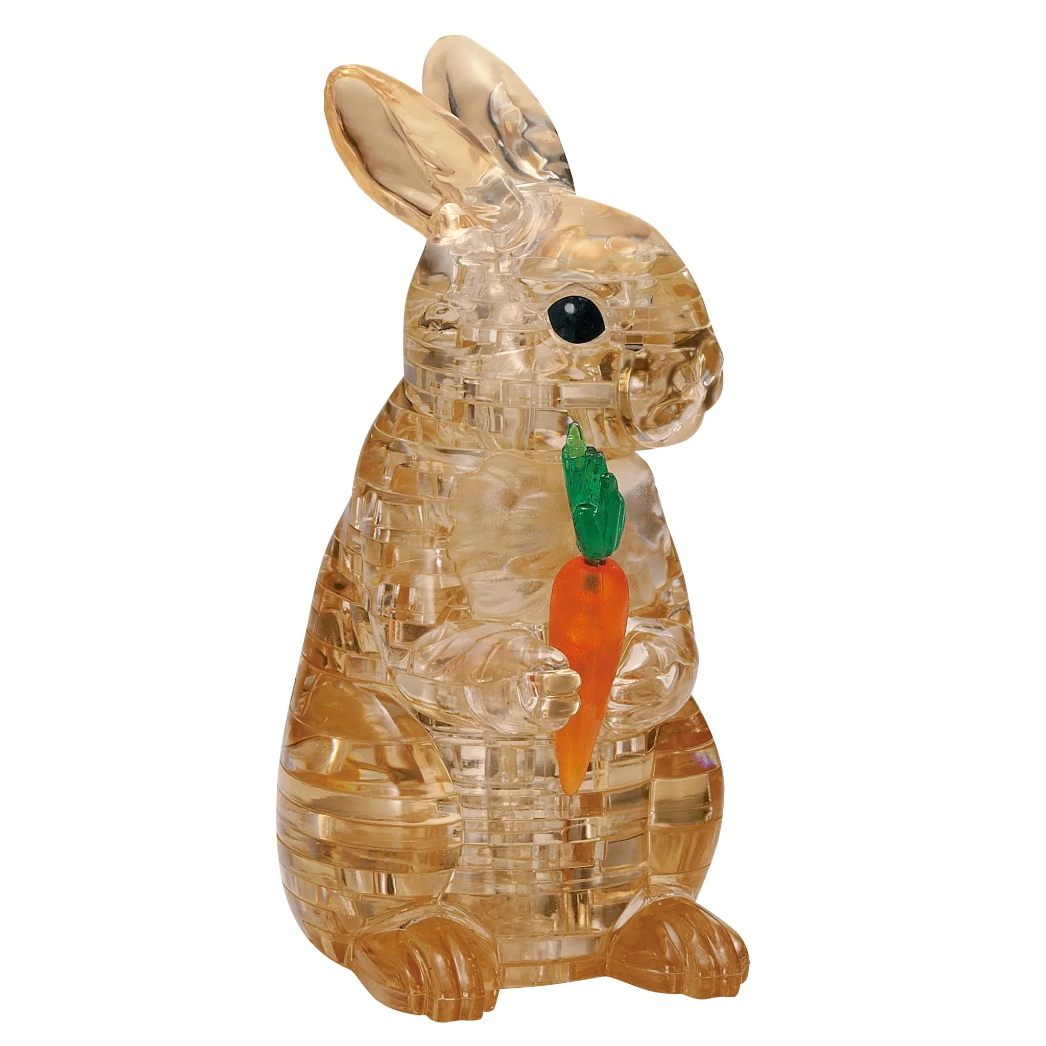 Bepuzzled 3D Crystal Puzzle: Brown Rabbit - Image 2