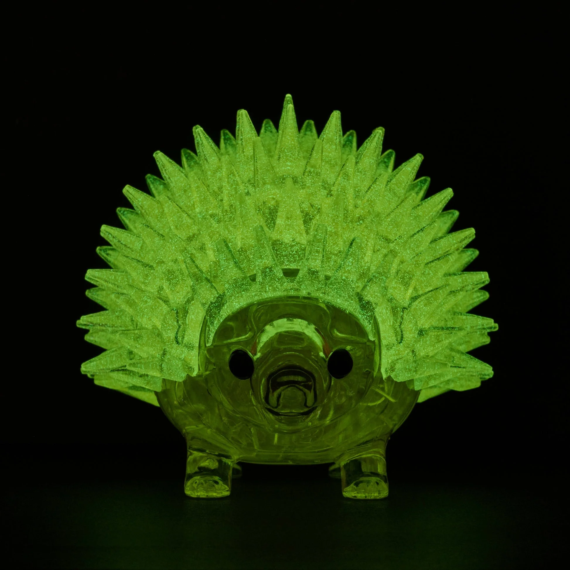 Bepuzzled 3D Hedgehog Glow In The Dark Crystal Puzzle - Image 4