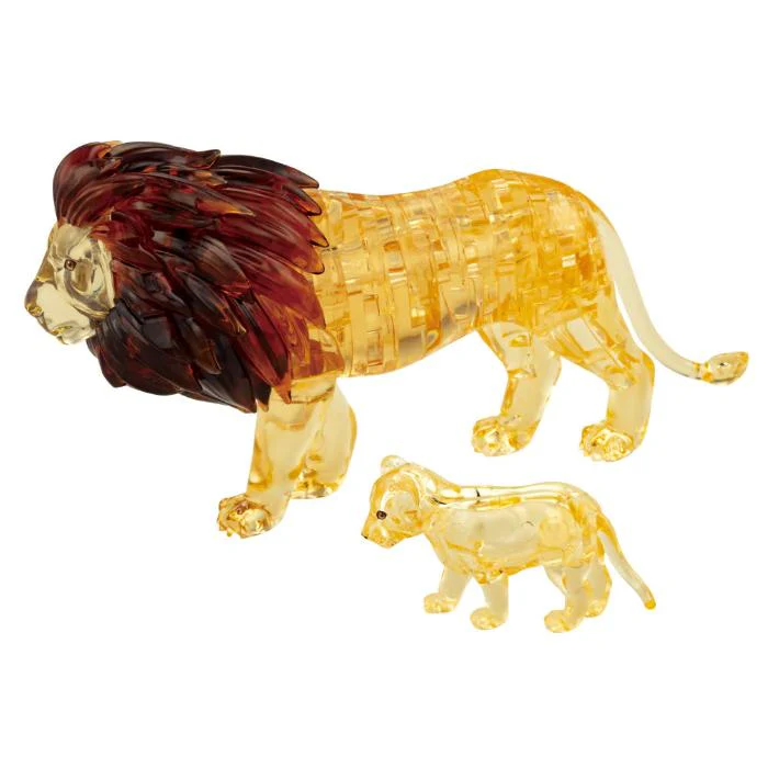 Bepuzzled 3D Lion and Cub Crystal Puzzle - Image 2