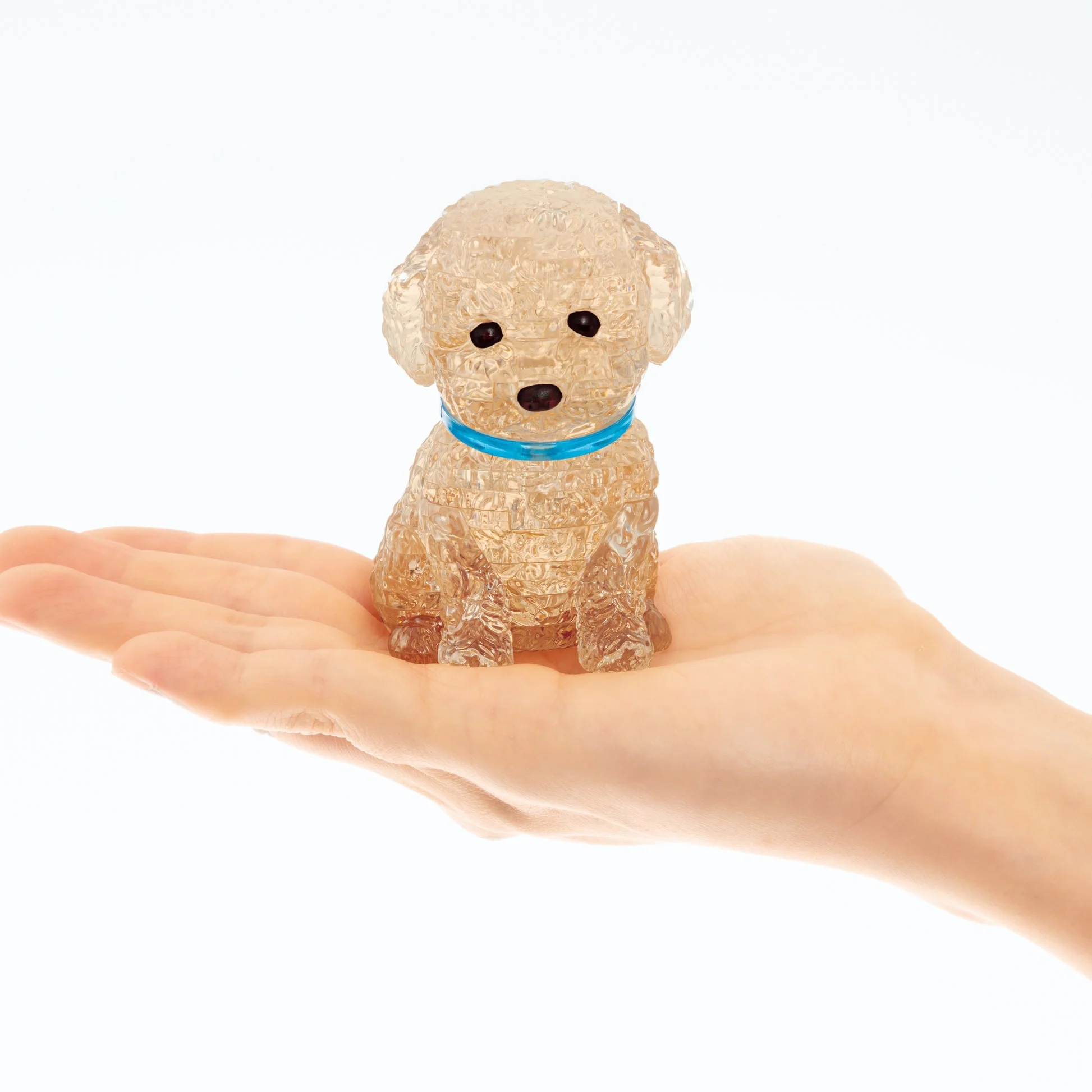 Bepuzzled 3D Toy Poodle Apricot Crystal Puzzle - Image 4