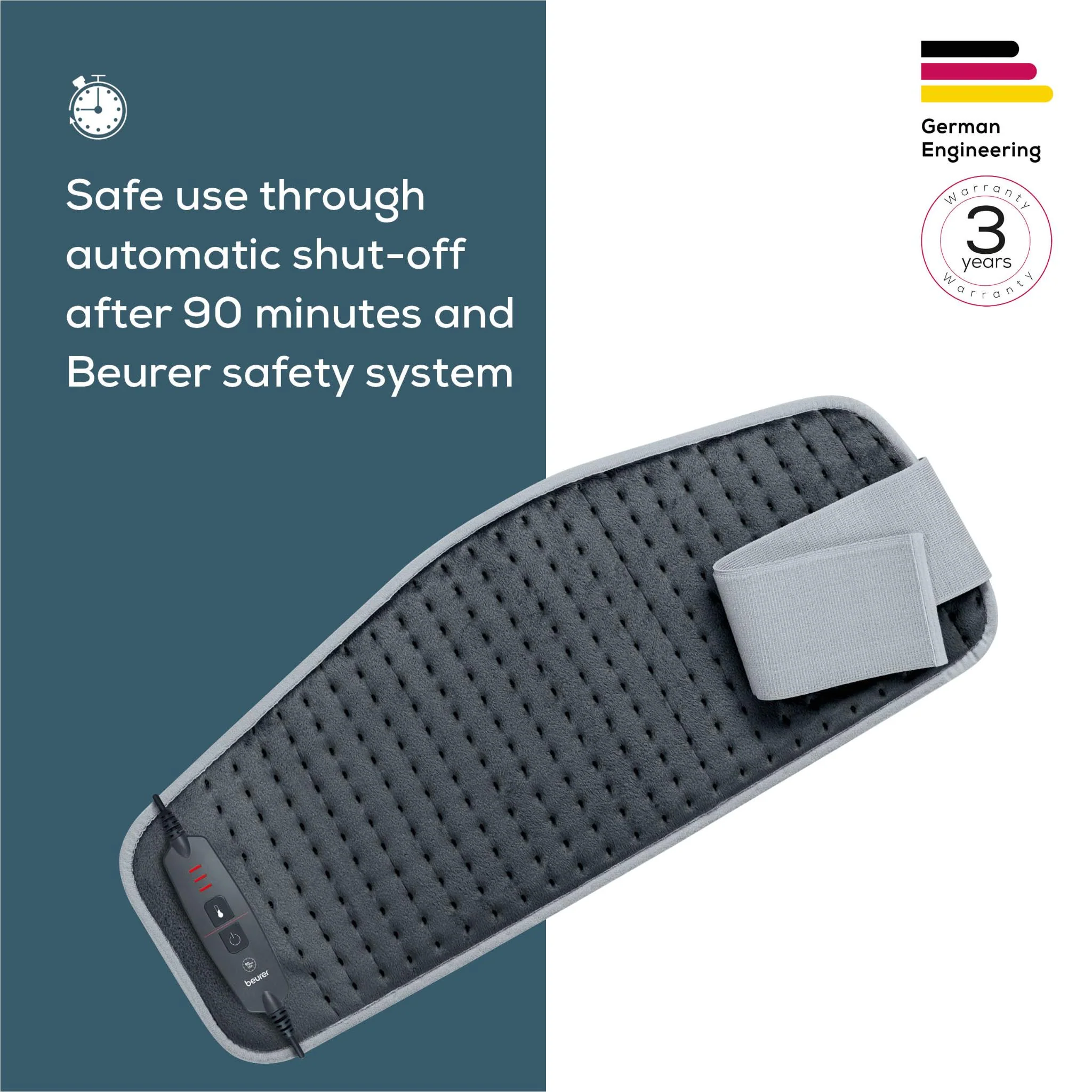 Beurer HK60 Super Cosy Abdominal & Back Heating Pad - Image 5