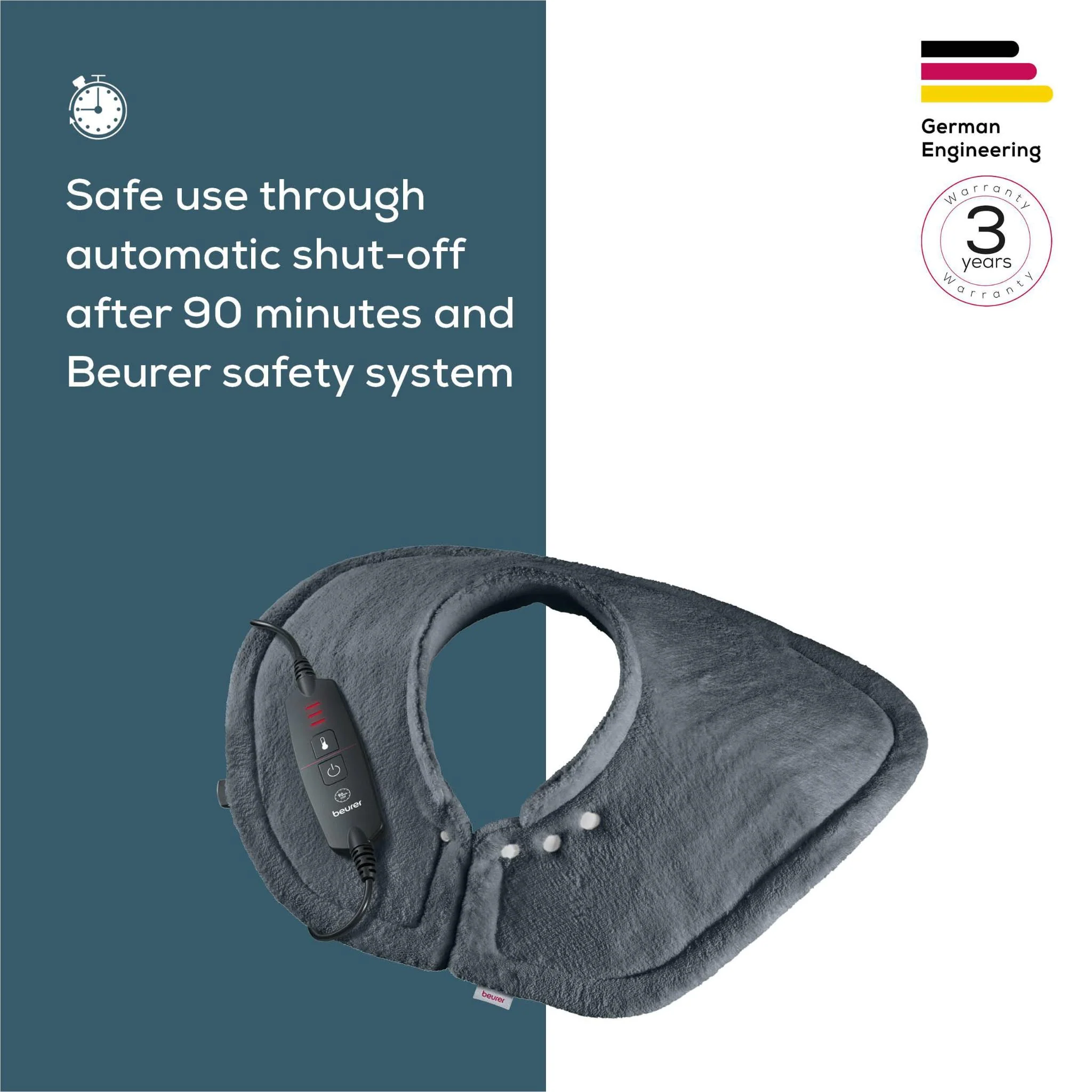 Beurer HK66 Cosy Shoulder & Neck Heat Pad - Image 3
