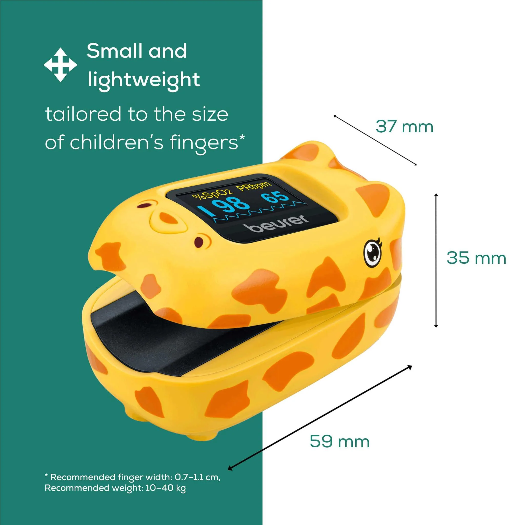 Beurer PO13 Kid's Pulse Oximeter - Image 4