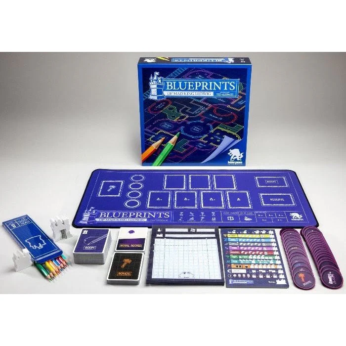 Bezier Games Blueprints of Mad King Ludwig Game - Image 7