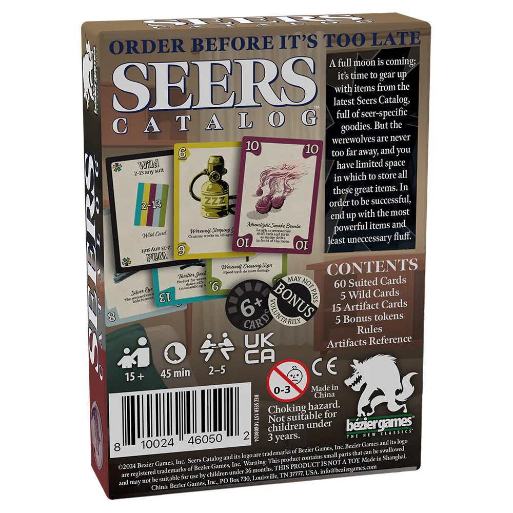 Bezier Games Seers Catalog Board Game - Image 2