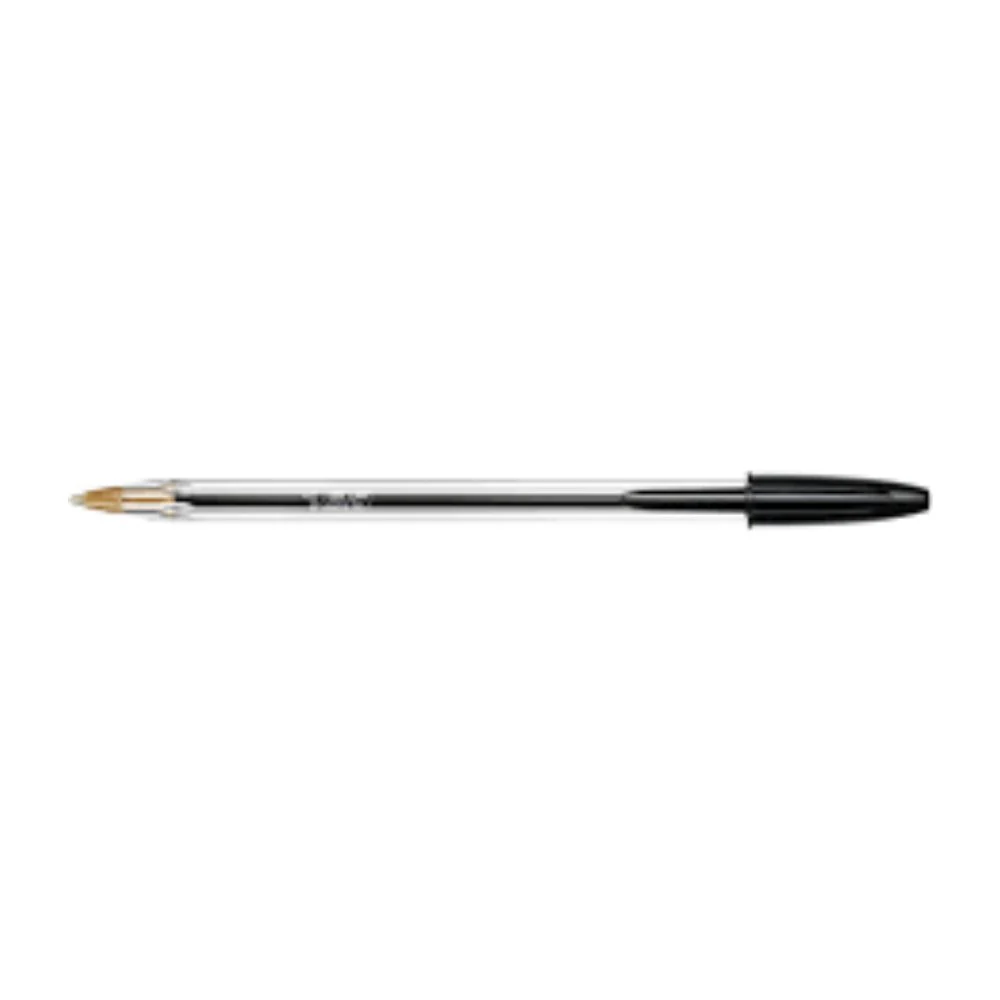 Bic Cristal Original Ballpoint Pen 1.0mm Nib - Black (10-Piece) - Image 2
