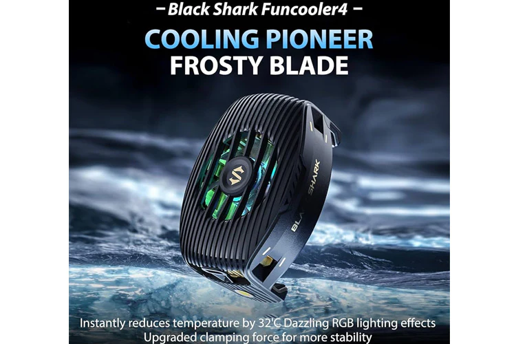Black Shark Fun Cooler 4 Mobile Phone Gaming Fan - Image 3