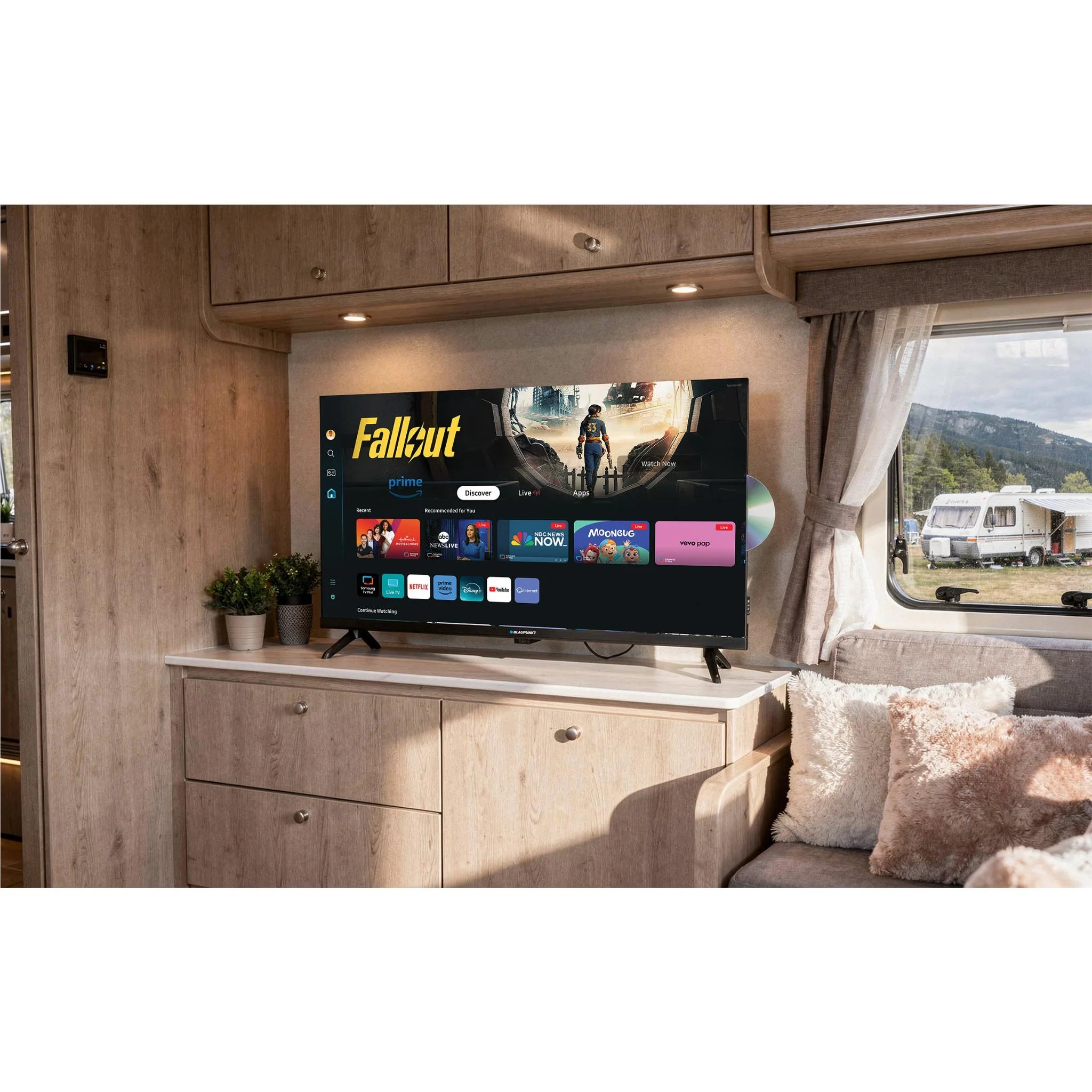 Blaupunkt 32" HD TV with Tizen OS DVD Player and 12V Car Charger - Image 7