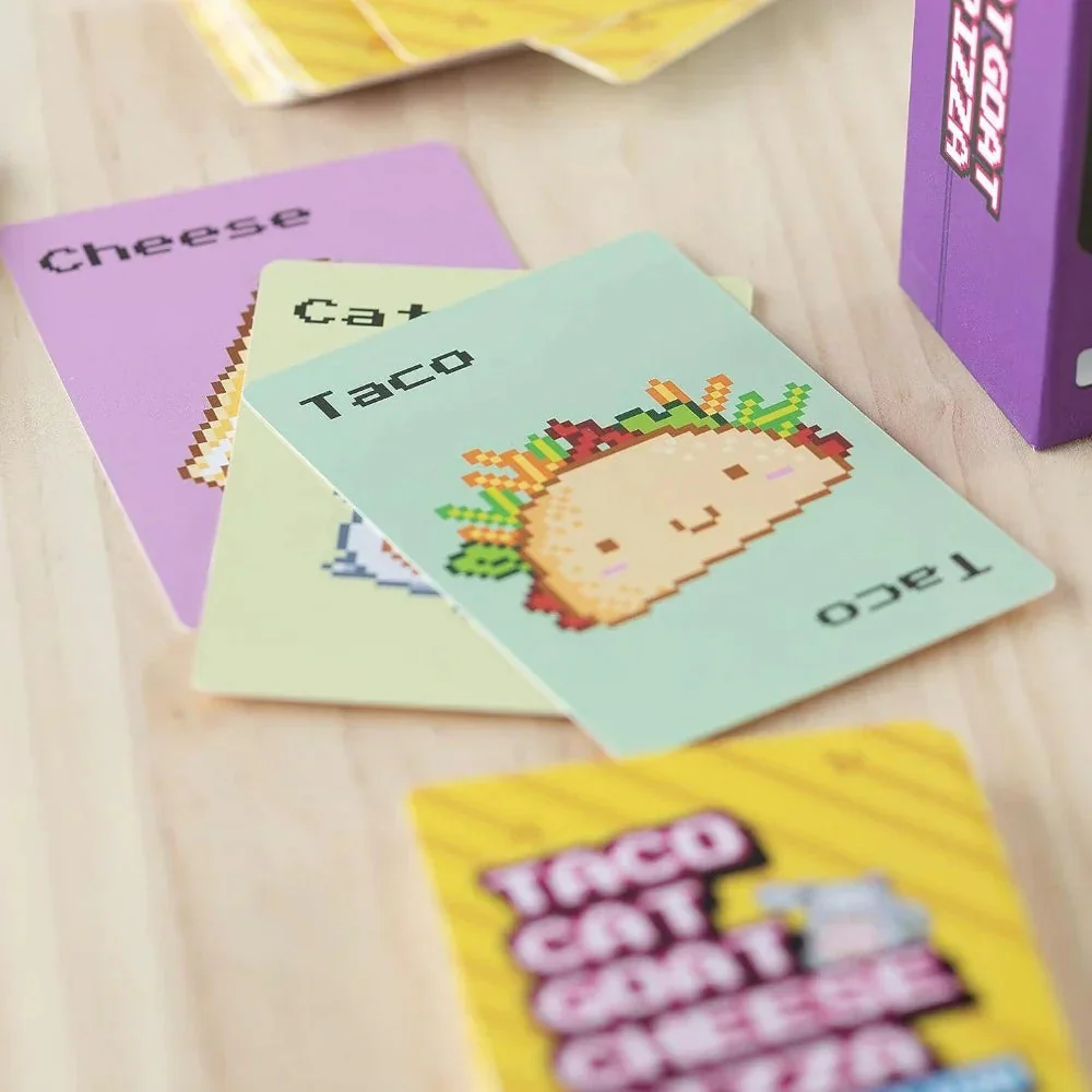 Blue Orange Games Taco Cat Goat Cheese Pizza 8-Bit Edition Party Game - Image 3
