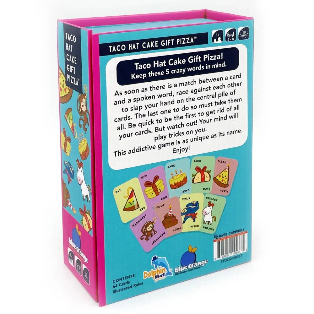 Blue Orange Games Taco Hat Cake Gift Pizza Party Game - Image 3