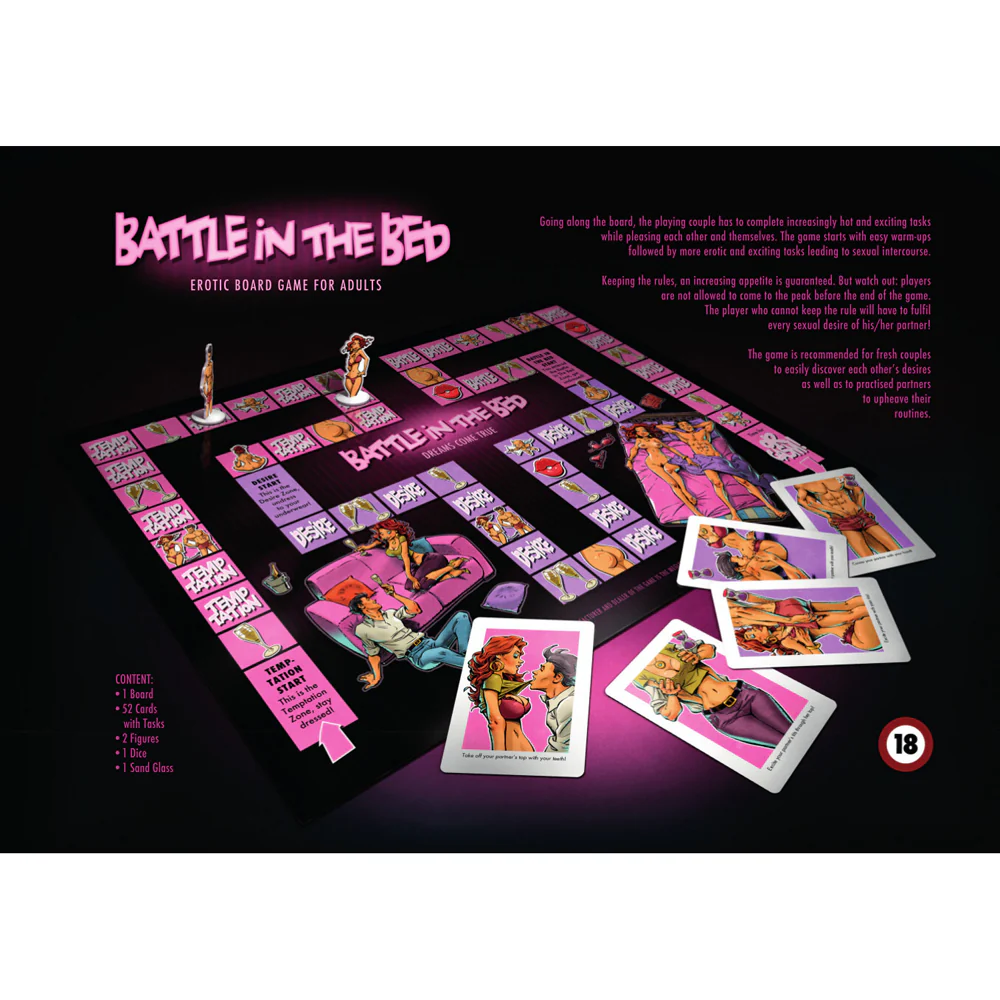 Bohema Games Battle in the Bed Erotic Board Game Fun Play 2 Players Family 18y+ - Image 2