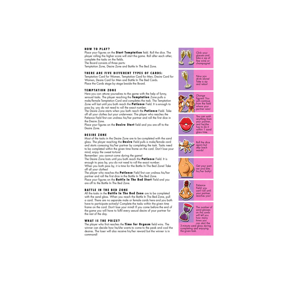 Bohema Games Battle in the Bed Erotic Board Game Fun Play 2 Players Family 18y+ - Image 7
